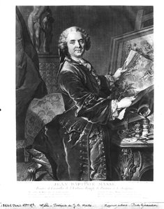 Jean Baptiste Masse（1687-1767）于1755年由Johan Georg Wille（1715-1808）刻 作者 路易斯·托克
